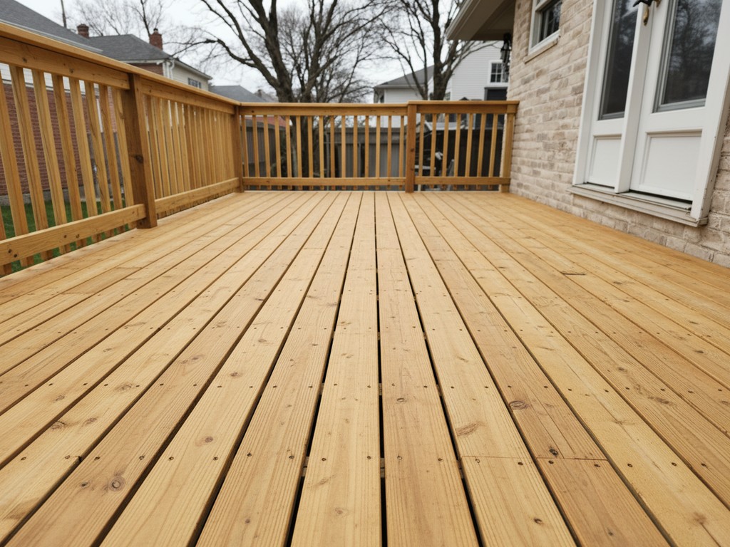 Same Chicago home with a rebuilt new deck