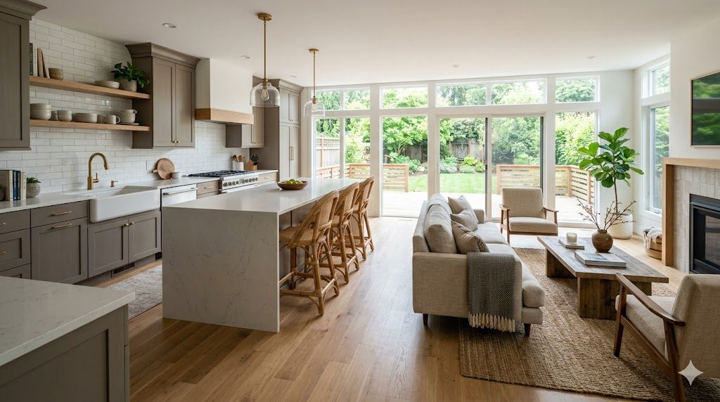 A confident, polished finished remodel