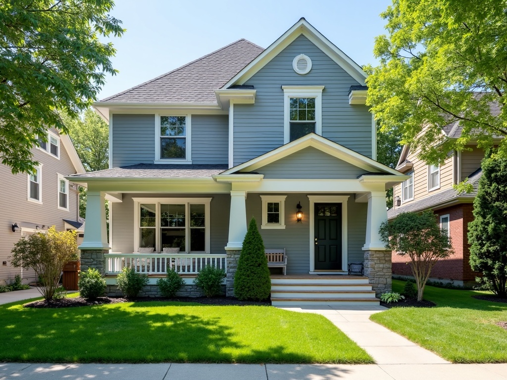 New lap siding Chicago home