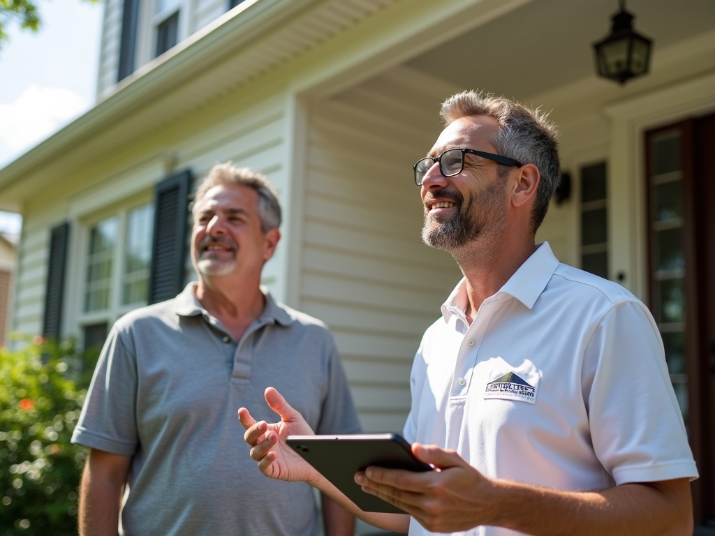 In-home siding consultation