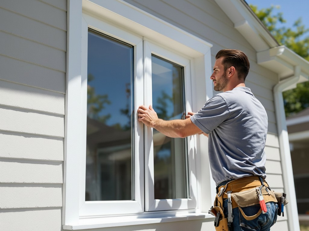 Pegasus crew installing new windows on a Chicago home